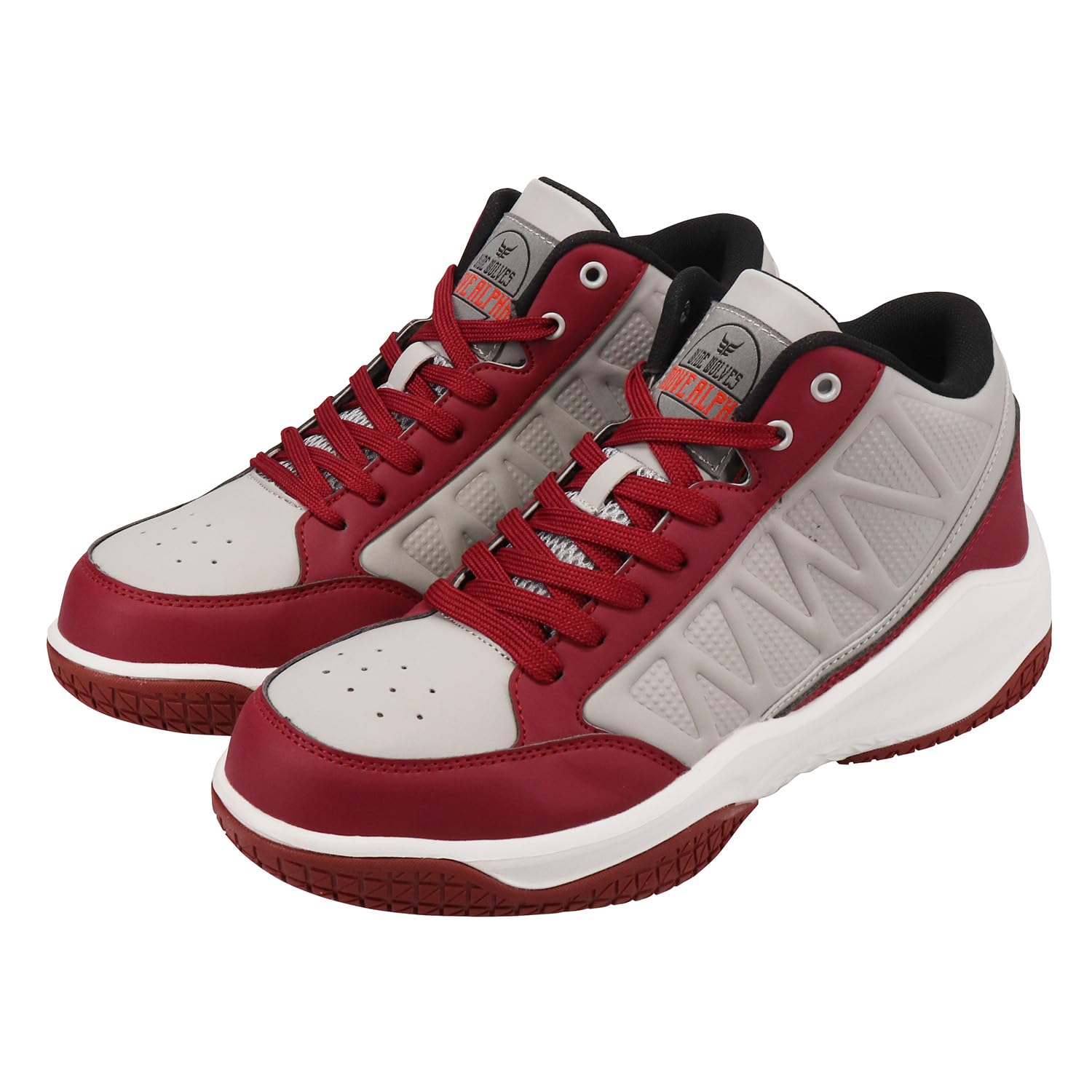 

Рабочая обувь Otafuku Gloves, Wild Wolves Move Alpha WW-159H, Стальной подносок, Серо-бежевый x Бордовый, Размер 26,5 см, 2E