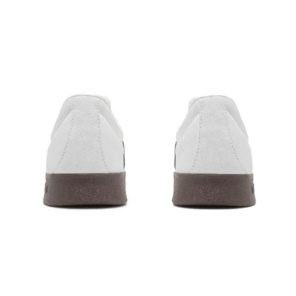 Adidas VL COURT 2.0 Slip Resistant Abrasion Resistant Low top Skateboard Shoes Women's Silver White ID6015(Team849-)