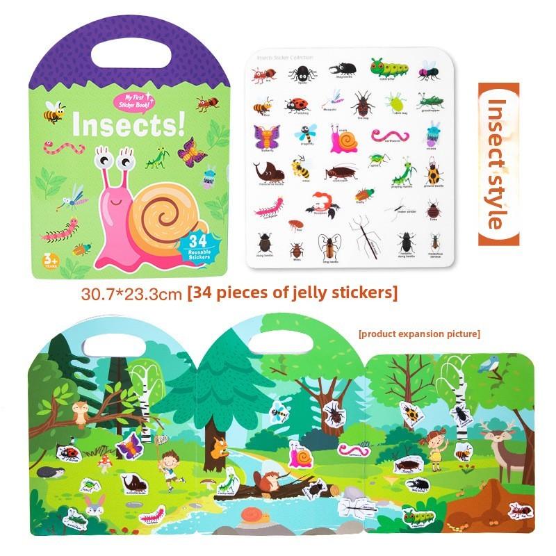 

Управление Трафик Веселый Животное Динозавр Насекомое Океан Тема Дети Липкая Книга Insect Design