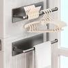 Magnetic Self-Adhesive Wall-Mounted Tissue Holder With Cling Film, Easy Magnetic Installation, Suitable For Kitchen, Bathroom