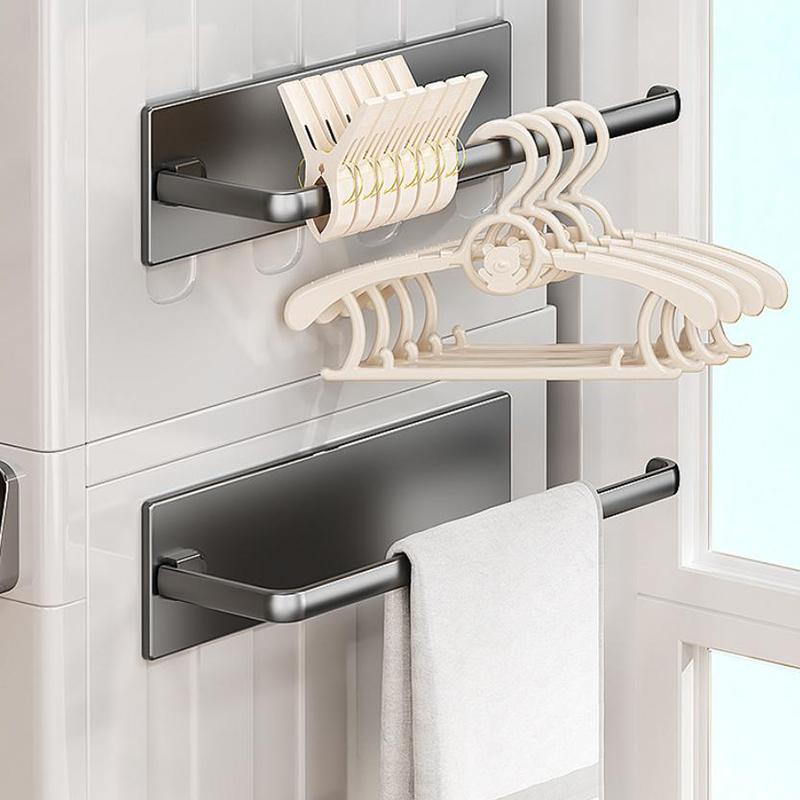 Magnetic Self-Adhesive Wall-Mounted Tissue Holder With Cling Film, Easy Magnetic Installation, Suitable For Kitchen, Bathroom