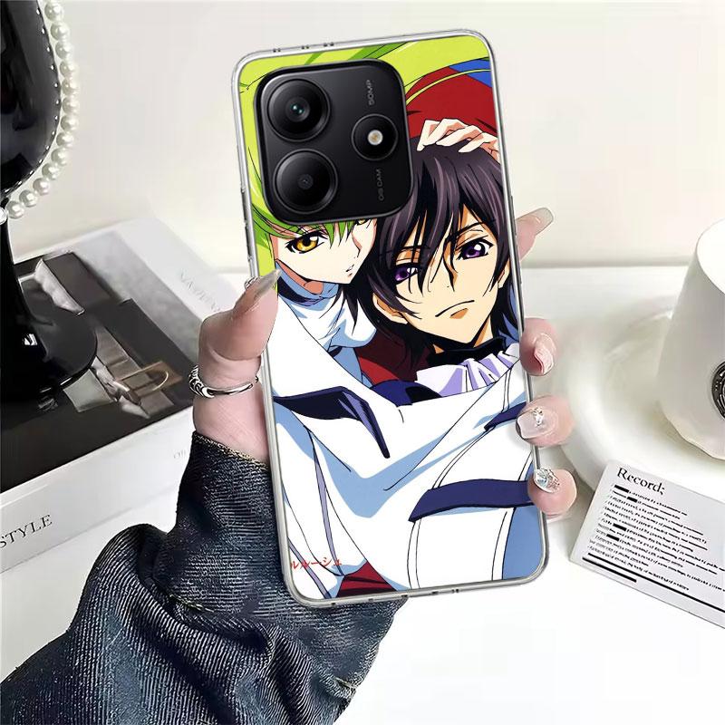 Code Geass Anime Weiche Handyhülle Für Xiaomi Redmi Note 15 14 14S 13 12 Pro Plus 12S 11 11S 11E 10 10S 11T 5G Fundas Coque Redmi