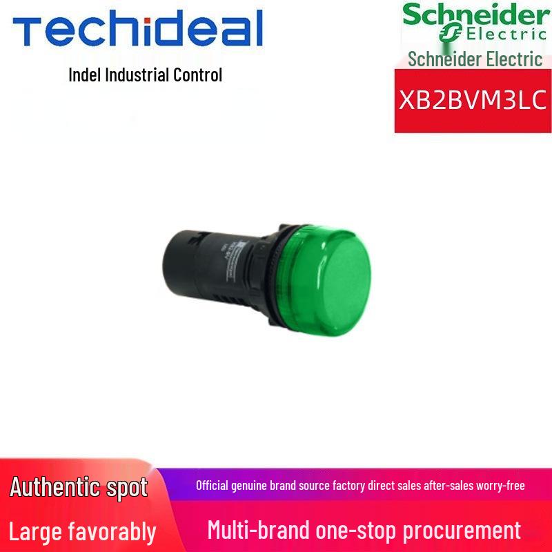 

XB2BVM3LC Green LED Indicator Button, 220V AC