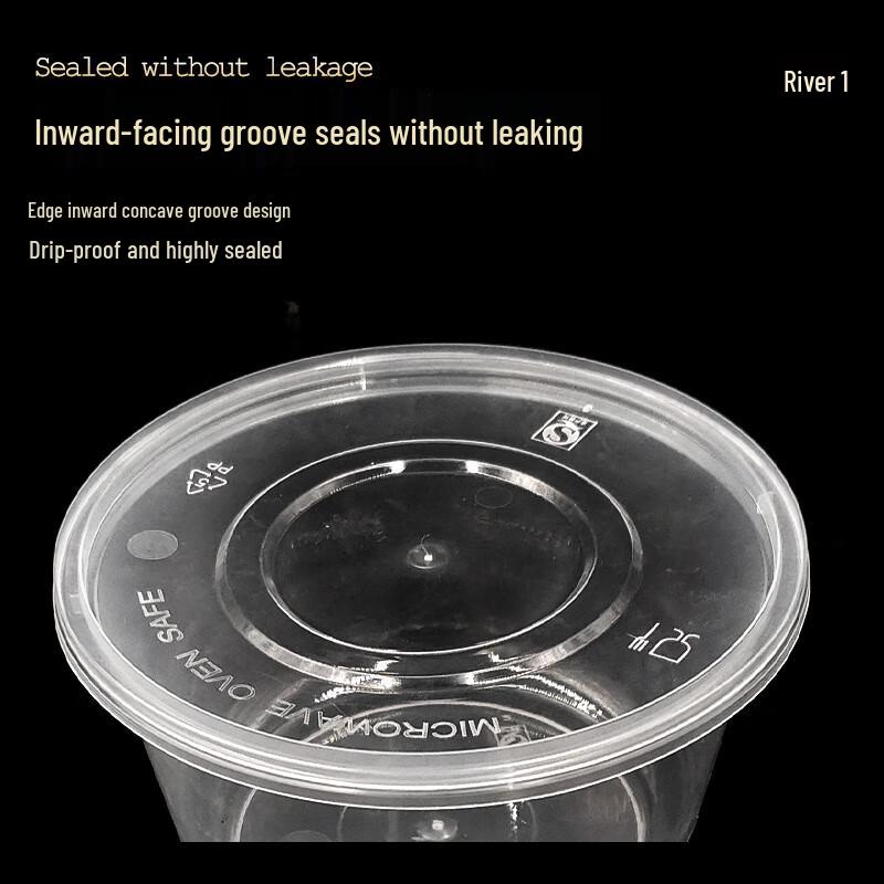 Disposable Round Food Containers with Lids