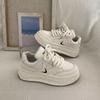 Platform White Shoes Women's Autumn New Versatile Heightening Board Shoes Casual Sports Dad Shoes