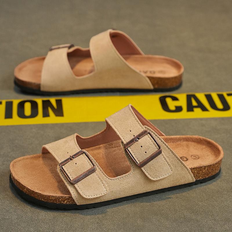 

Fashion CYYTL Summer Slippers Mens Casual Outdoor Beach Shoes Sandals Walking Slides Comfort Lightweight Luxury Designer Leather Fashion 39