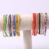 Bracelet de perles de verre, 1 pièce, style Boho, Bracelet de cheville en perles colorées