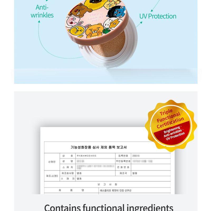 esfolio - Look At Me Soothing Sun Cushion KAKAO FRIENDS Edition - 2 Colors