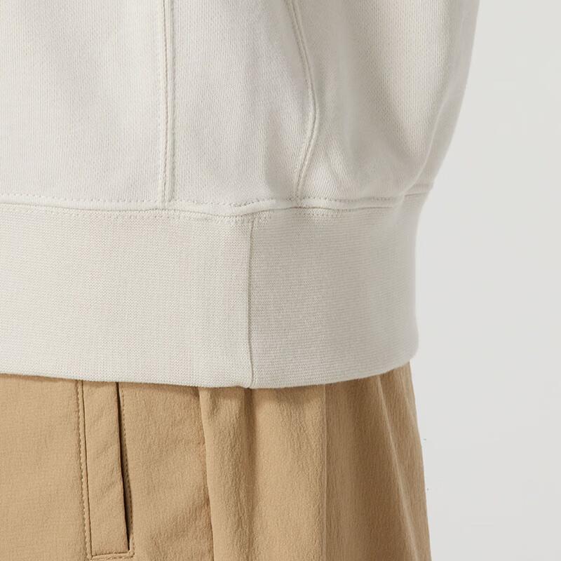 Nike Breathable Fashion Casual Small Logo Long Sleeve Sweatshirt Men Sweatshirt Beige BV2667-104