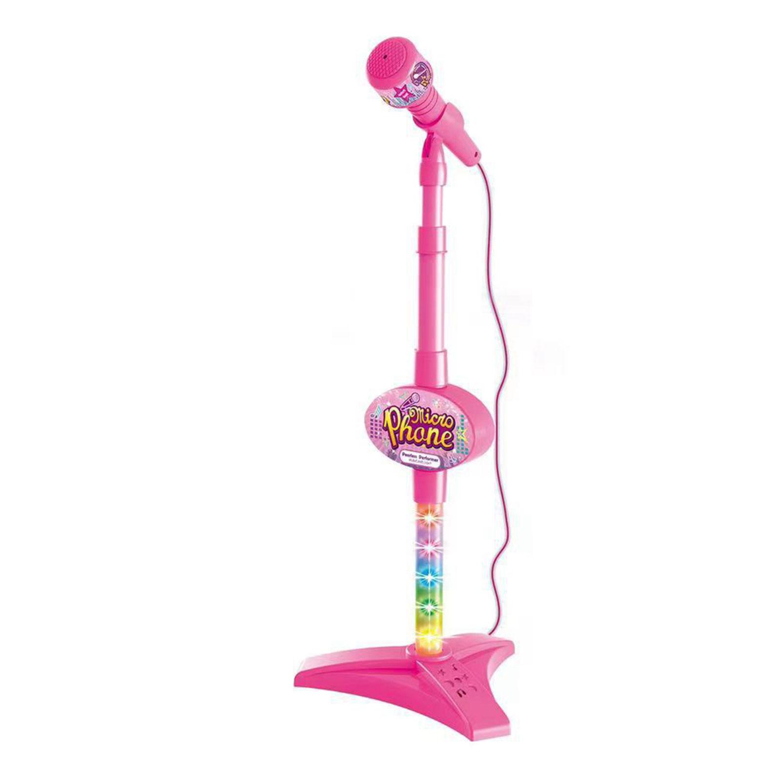 

Детский микрофон с подставкой, музыкальный инструмент, игрушка, слуховая развивающая игрушка, детская игрушка для пения в помещении, игрушка для караоке 5