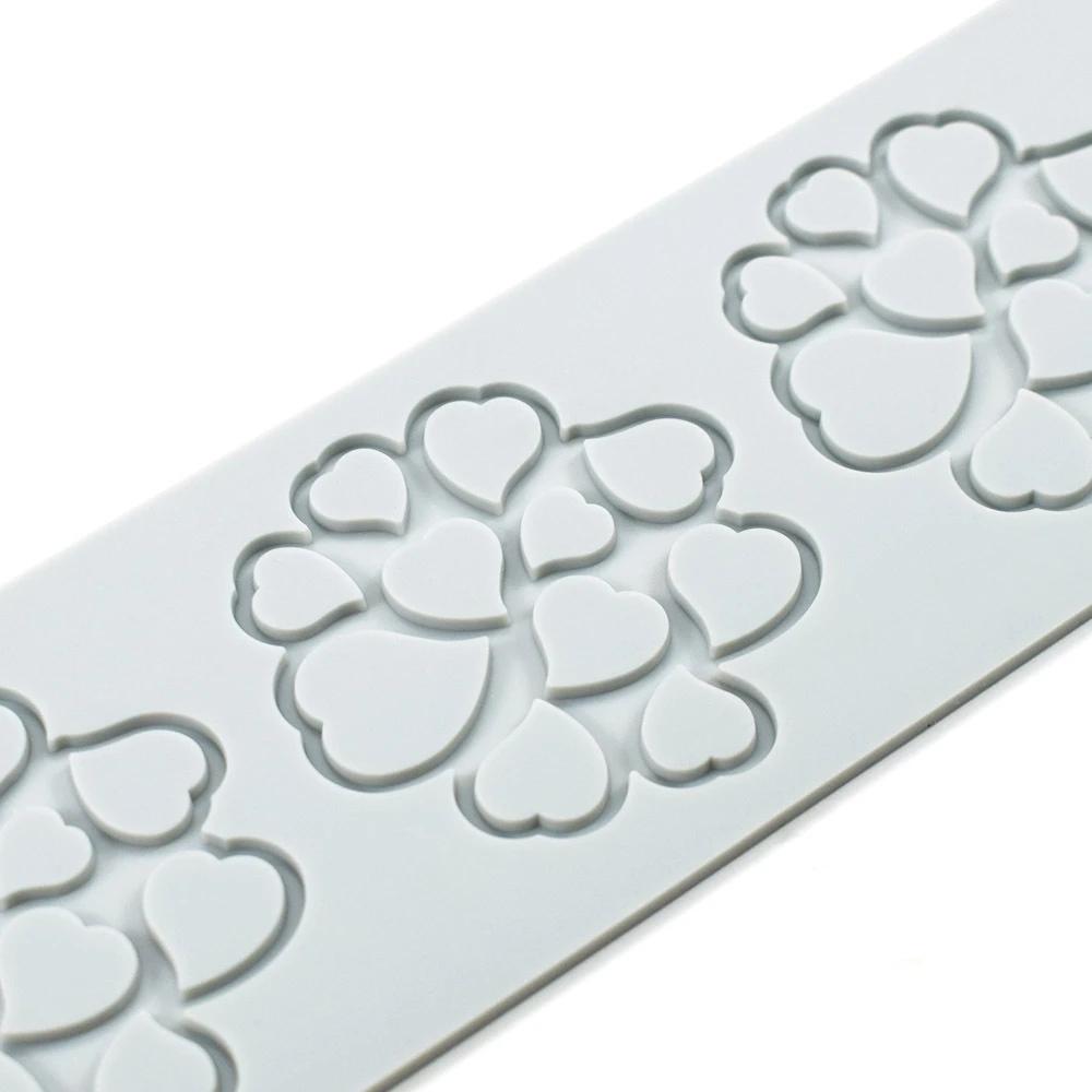 Multi-style Cake Lace Cushion Love Bubble Leaf Molecular Cuisine Creative Chinese Food Plate Silicone Mold Kitchen Baking Tool