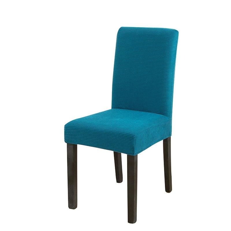 Dining Chair Cover Jacquard Spandex Slipcover Protector Case Stretch for Kitchen Chair Seat Hotel Banquet Elastic