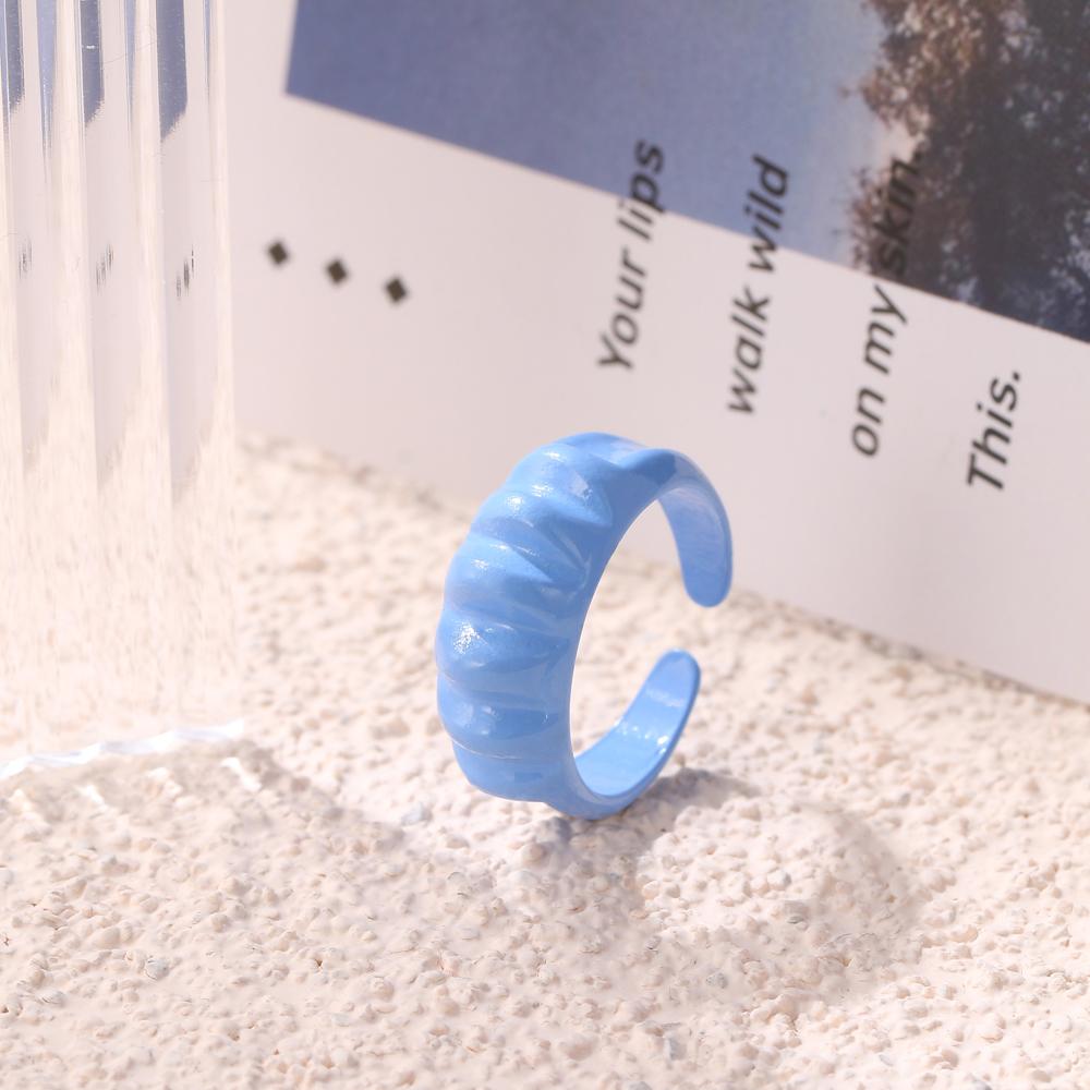 Otevírací prsten Dámské šperky Jednoduchý Elegantní Módní Otevírací Nastavitelný Prsten Dárek