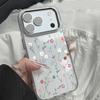 Black Rose Floral Pattern Case For iPhone 17 Pro Max Plating Lens Frame Clear Soft Cover For iPhone 16 15 14 13 Pro Max 11 16E 17E