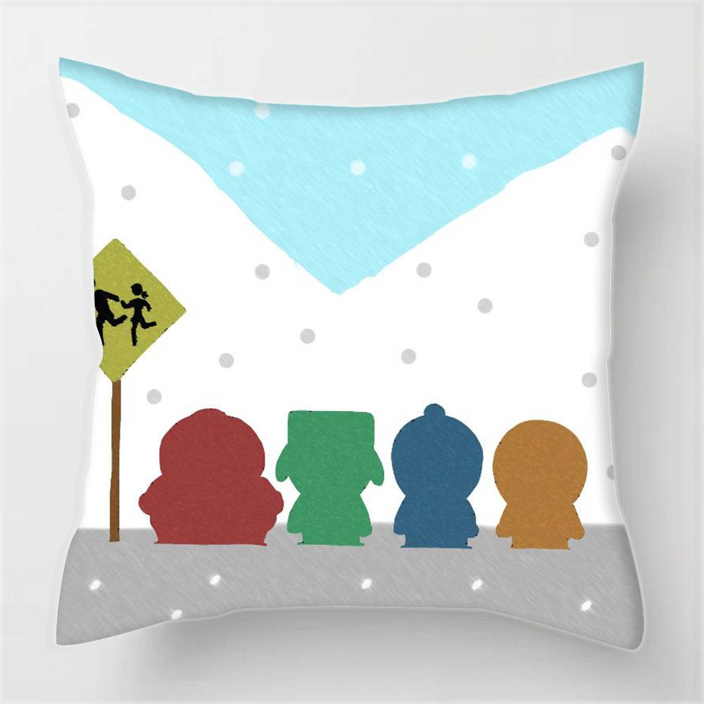 Movie S-South Parks Cartoon  Pillowcases Cushion Covers Living Room Sofas Home Decor Gifts