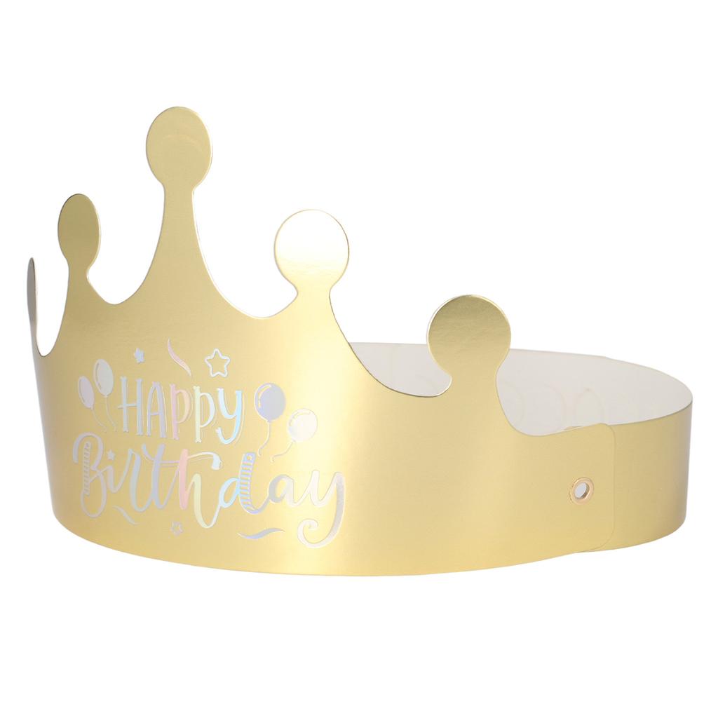 40pcs Paper Crowns Cute Shape Small Compact Attractive Decorative 22.5x11.5cm Birthday Crowns for Graduations
