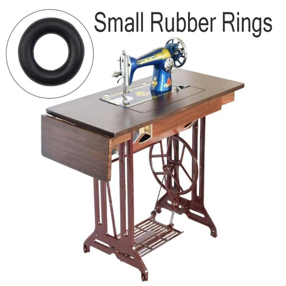 12pcs Black Sewing Machine Bobbins Rings Universal Rubber Rings  for Beginners or Professional