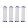TUOSG 4-Piece Set of Filters for Shower Heads, Deodorizing, Antibacterial, Purifying, Saving Water, Removing Residue, Easy Replacement