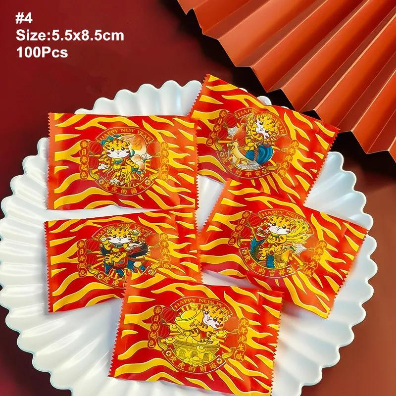 2026 Chinese New Year Snowflake Crisp Biscuit Cookie Candy Packaging Manual Baking Tool Machine Sealed Bags Other
