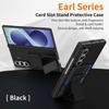 For Samsung Galaxy Z Fold 8 Ultra 7 6 5 Foldable Card Slot Stand Holder Leather Case Hinge Anti-drop Shockproof PC Cover
