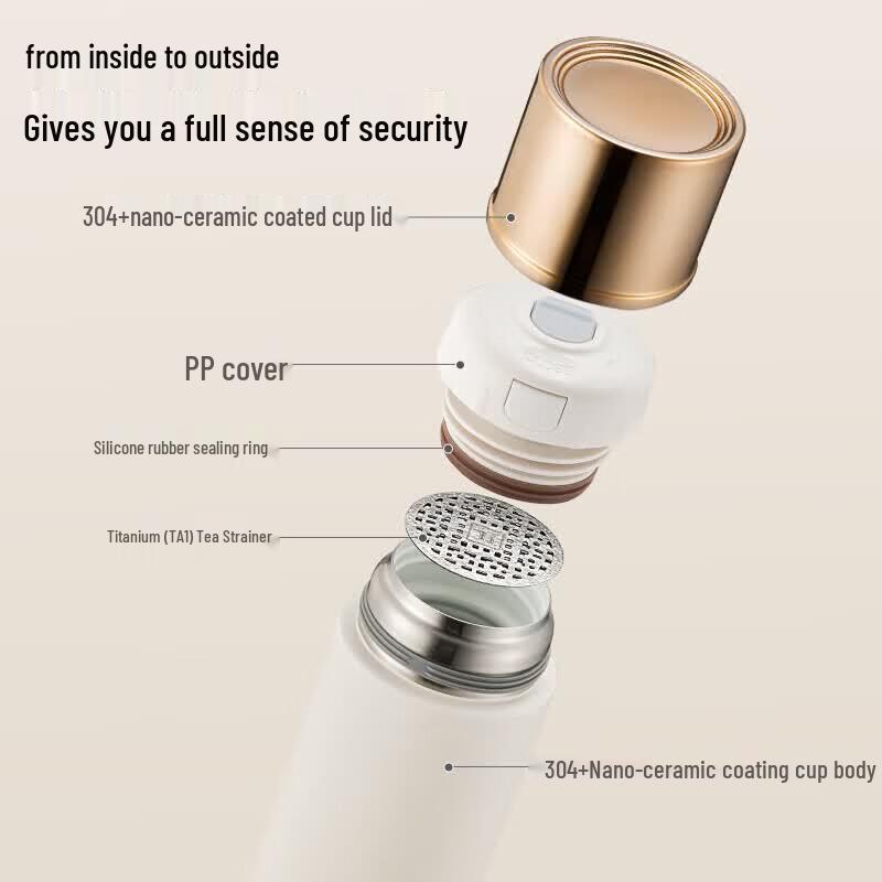 TAFUCO T6185 Ceramic Lined Vacuum Flask