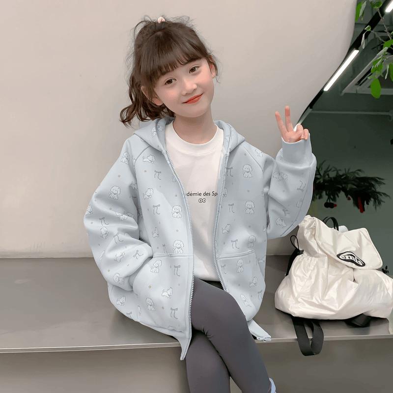 Girls Autumn Casual Hooded Jacket 130