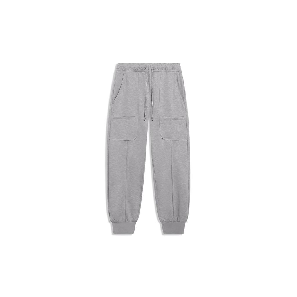 Li-Ning X Jackie Chan Kung Fu Series Qi-Inspired Solid Color Multi-Pocket Joggers Men Bottoms Frost-Gray AKLT209-4