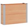 Raised Garden Bed Brown 100 X 30 X 72 Cm