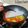 12pcs/lot Food Oil Paper Soup Membrane Pads Diameter 20cm Oil Absorbing Paper LS