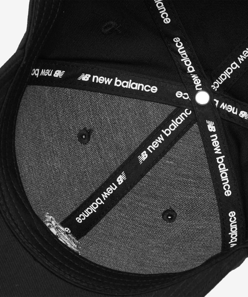 Nyuballanseu Nbgdgf1101 / Stacked Logo Structured Ball Cap (Black)