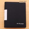 Large Capacity Leather Perforated Loose-Leaf Contract Folder