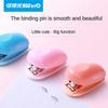 Kw-trio Mini Stapler Set Staples Paper Binder Stationery Kawaii Binding Tools School Supplies Office Accessories