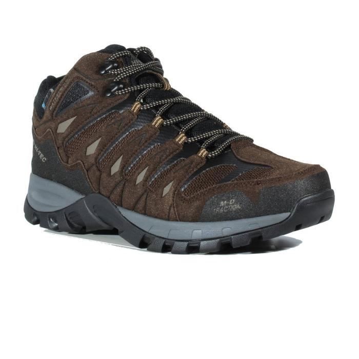 Chaussures de randonnée - Hi-Tec - Corza Mid WP - Marron - Taille 42 - Respirantes