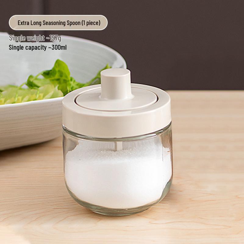 Sealed Spice Jar Set: Salt, Pepper, and Seasoning Storage Containers