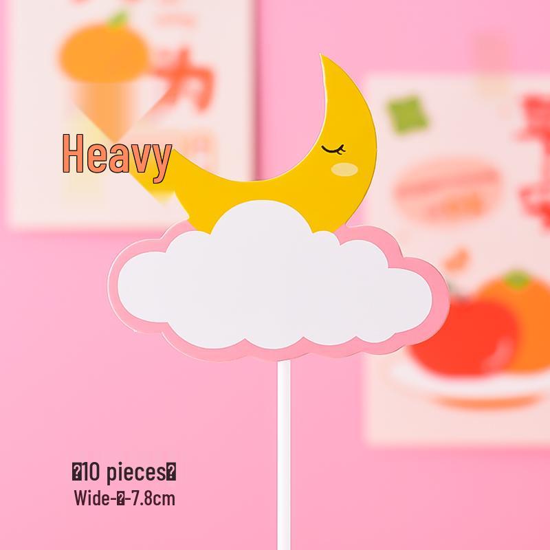 Happy Birthday Rainbow Cake Topper with Writable Greeting Card