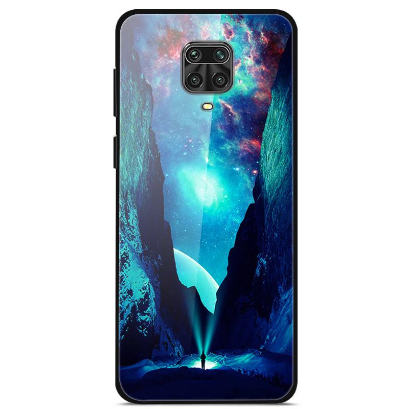 Tempered Glass Case For Xiaomi Redmi Note 9S Cover Soft Bumper Hard Glass Case For Xiaomi Redmi Note 9 S 9S Pro Max Phone Case