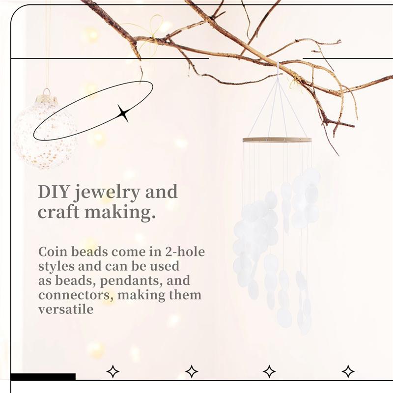 Natürliche Muschel-Windspiele Traumfänger Bastelarbeit Außenhofdekoration Schlafzimmer Wohnzimmer Hängender Anhänger