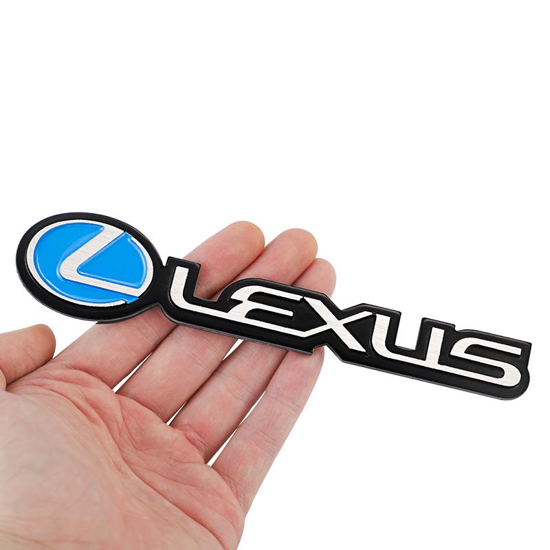 3D Metal Stickers Car Trunk Badge Emblem For Lexus F SPORT LBX NX RX 350h 450h Plug-in Hybrid ES UX 300e GS GX IS LS LX CT LC RC AFG1