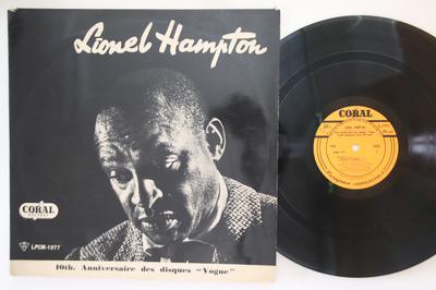 LP Record LIONEL HAMPTON - 10th Anniversaire Des Disques "vogu LPCM1077 CORAL 1958 Japan Jazz Used