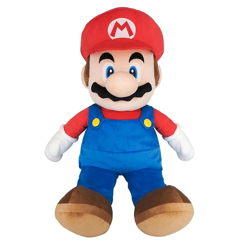 Sanei Boeki Super Mario ALL STAR COLLECTION Mario (LL) W41 X D30 X H82cm Plush Toy AC77