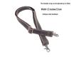 Crazy Horse Leather Adjustable Crossbody Strap for Men's Bags