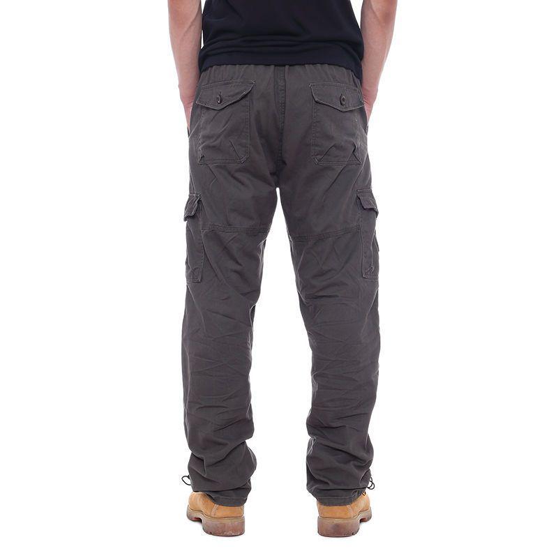 Men's Durable Multi-Pocket Work Pants - Wear-Resistant, Loose Fit, Plus Sizes Available