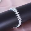 Luxury Rhinestone Bracelet & Anklet Set for Women - Perfect for Weddings, Engagements, Parties, and Banquets