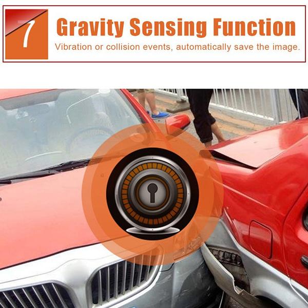 4.5 Inch Car DVR Mirror Rearview Camera Recorder 720/1080P HD Dash Cam Front and Rear Dual Lens Loop Recording Car Driving Recorder