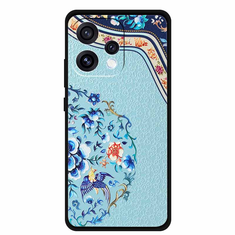 3D Emboss Case For Oppo Reno15 5G Phone Case Reno 15 Coque Flowers Silicone Soft Back Cover For Oppo Reno 15C 5G 2025 Case Funda