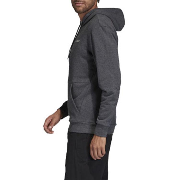 Adidas Terrex Logo Hooded Pullover Sweatshirt Men Outerwear Gray FJ5039
