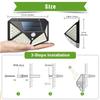 HOMZY New Upgrade Solar Street Light 8/6/4/2/1Pcs Outdoor Solar Wall Lamp PIR Motion Sensor Powered Sunlight for Garden Courtyard