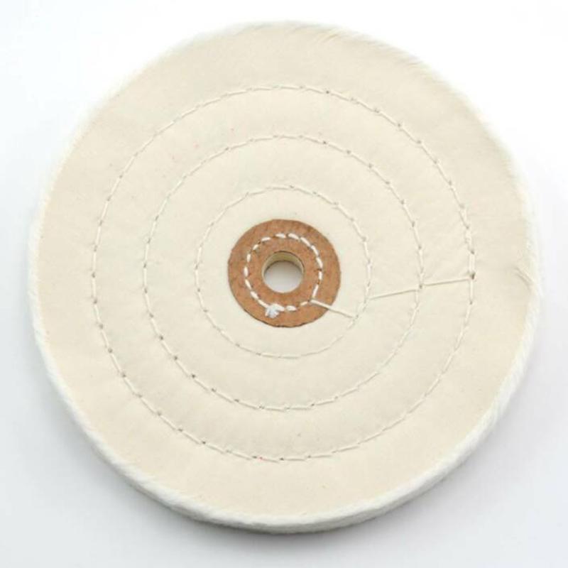 Power Tools Cloth Buffing Polishing Wheel 3'' 4'' Arbor Buffer Grinder