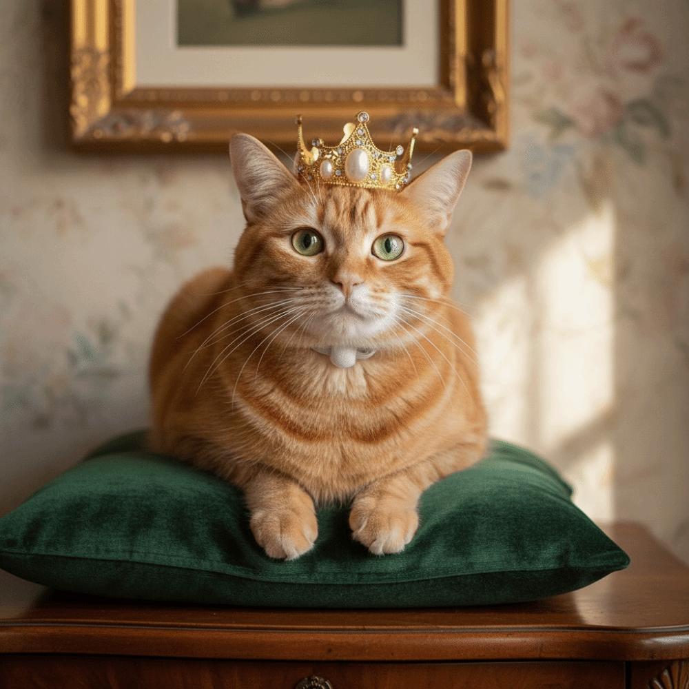 Adjustable Pet Crown Headdress Shining Cat Princess Crown Cute Pet Party Decorations  Pet Show