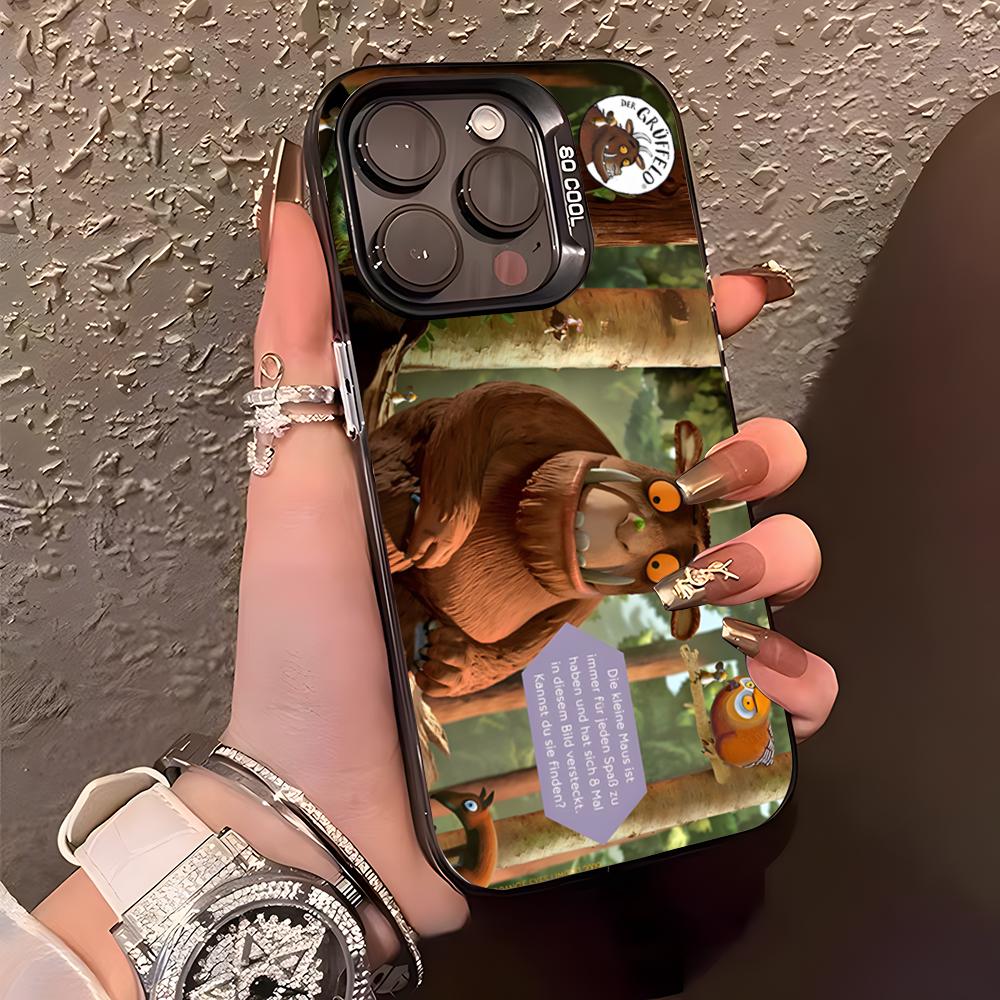 

T-The G-Gruffalo Phone Case For IPhone17 Air 16 15 14 Plus 13 12 11 Pro XS Max Silver Black Bumper Case iPhone 12